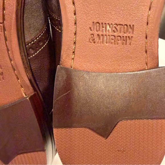 Johnston & Murphy Wagner Saddle Oxford Sheepskin Lined Brogue Sz 8.5M NIB main image 10